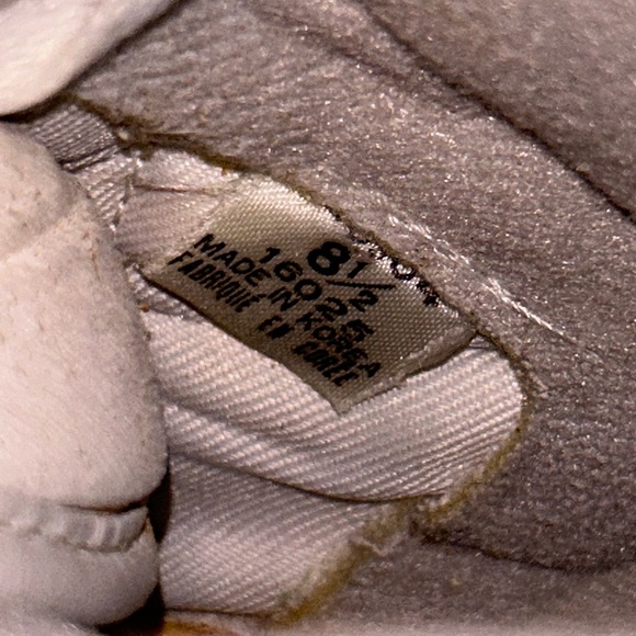 1980’s Converse CONS Vintage White & Grey High Top Leather Basketball Shoes 8.5 - Picture 4 of 16